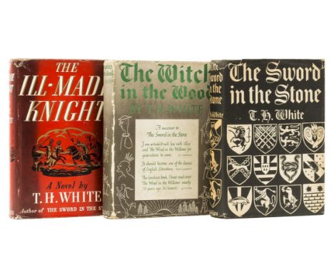 White (T.H.) [The Arthurian trilogy], 3 vol., comprising The Sword in the Stone, upper hinge weak, ink ownership inscription 