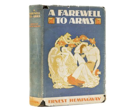 Hemingway (Ernest) A Farewell to Arms, first edition, first issue without the author's note, original cloth, with gilt paper 