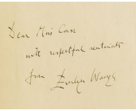 Waugh (Evelyn) The Ordeal of Gilbert Pinfold, a Conversation Piece, first edition, signed presentation inscription from the a