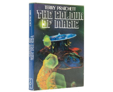 Pratchett (Terry) The Colour of Magic, first edition, signed by the author on title, original boards, dust-jacket with publis