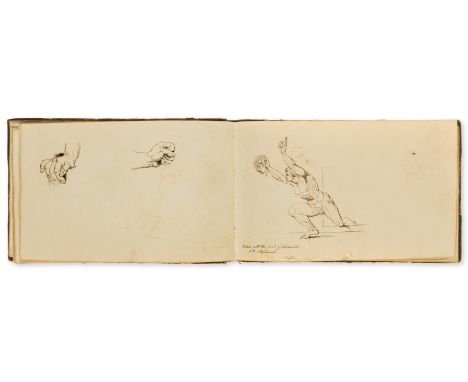 Dickes (William, English illustrator, engraver, printmaker and lithographer, 1815-1892), and others. Five sketchbooks with la
