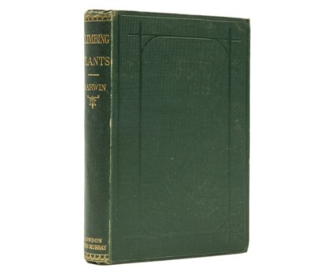 Botany.- Darwin (Charles) The Movements and Habits of Climbing Plants, second edition, revised, but, first edition in book fo