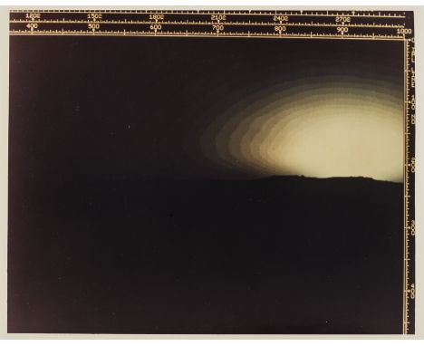Martian Sunset, vintage chromogenic print, watermarked "This Paper Manufactured by Kodak", NASA/ Jet Propulsion Laboratory, V