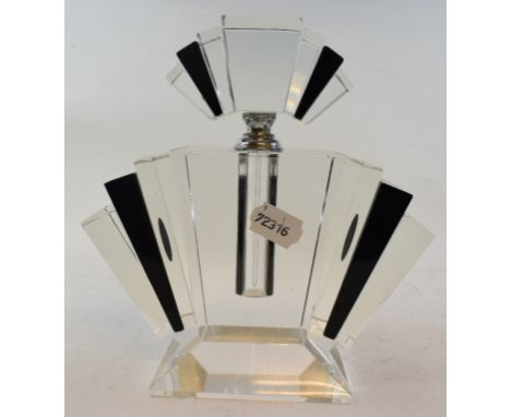 An Art Deco style scent bottle and stopper, 22 cm highModern 