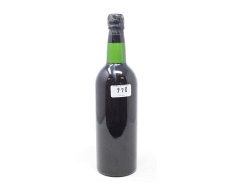 EXTRA LOT: A bottle of Graham's vintage port, 1963 