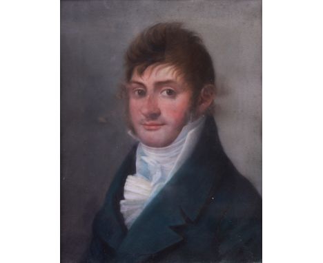 GERMAN SCHOOL, 19TH CENTURY (2)Portrait of Charles Frederick Muller of Gotha, Germany; and a companion portrait of his wifepa