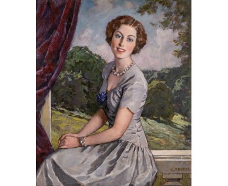 CARL FELKEL (AUSTRIAN, 1896-1980)Portrait of a ladysigned 'C. FELKEL' (lower right)oil on canvas63 x 53.5cmARR