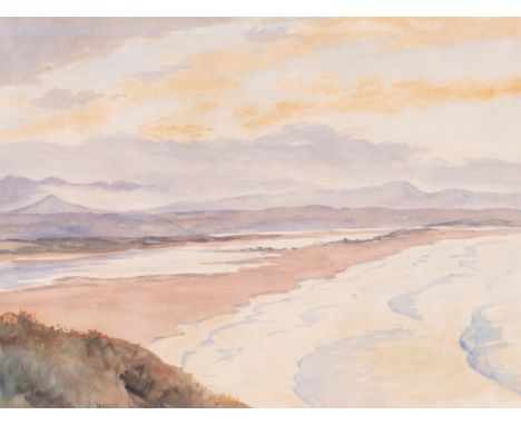 MABEL H. M. WITHERS (BRITISH, 1870-1956) (2)A coastal landscapesigned 'MABEL WITHERS' (lower left)watercolour26.5 x 36cmtoget