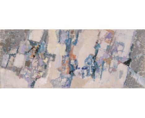 ANITA DE CARO (FRENCH, 1909-1998)Abstract compositionsigned 'A de Caro' (lower left)oil on canvas19 x 47cmARRCondition report