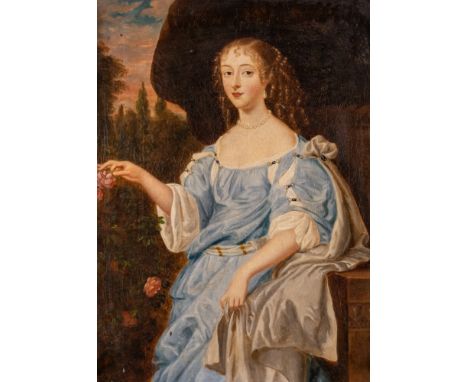 AFTER SIR PETER LELYPortrait of Lady Penelope Spenceroil on canvas34 x 25cmCondition reportWe would suggest picture is 19th c