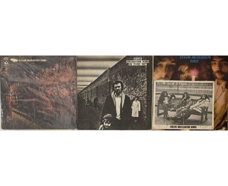 EDGAR BROUGHTON BAND - LPs (INCLUDING SIGNED). Lovely selection of 3 x original titles LPs from the Edgar Broughton Band. Tit