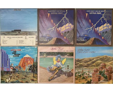 LITTLE FEAT - LPs (INCLUDING NIMBUS SUPERCUT HI-FI). 8 x LPs from Little Feat including an audiophile rarity! Titles are Feat