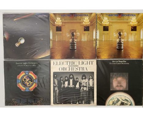 ELO/JEFF LYNNE - LPs. So Fine selection of 9 x LPs from ELO and Jeff Lynne. Titles are The Electric Light Orchestra (includin