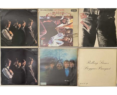 THE ROLLING STONES - LP COLLECTION. Excellent instant collection of 11 x LPs from The Stones. Titles include Sticky Fingers (
