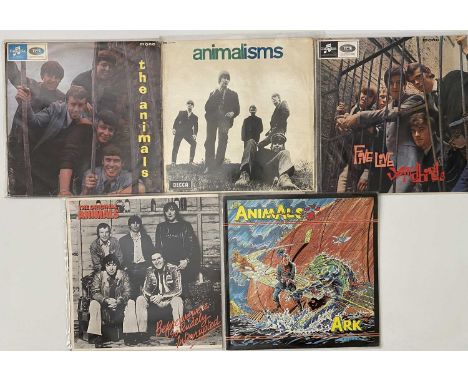 YARDBIRDS/ANIMALS - LP COLLECTION. Well presented pack of 5 x LPs from Yardbirds and The Animals. Titles are Yardbirds - Five