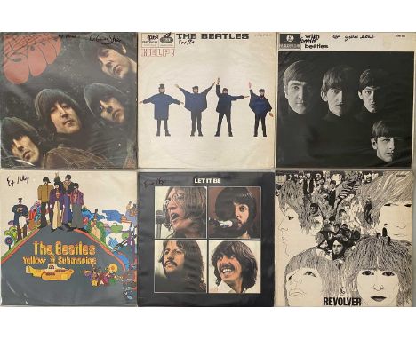 THE BEATLES - UK STEREO LP PACK. A fantastic pack of 8 LPs by The Beatles, all UK stereo pressings. Titles include With The B