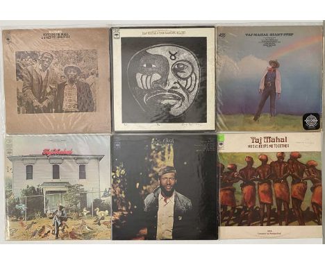 TAJ MAHAL - LP PACK. A super selection of 10 LPs by Taj Mahal. Titles include Giant Step (DAS 2057), The Natch'l Blues (CS 96