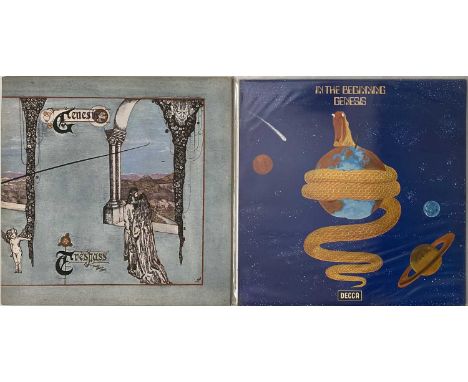GENESIS - LP RARITIES. A pack of 2 x LPs. Titles are Trespass (CAS. 1020, includes insert, Ex+/ Ex with light staining inside
