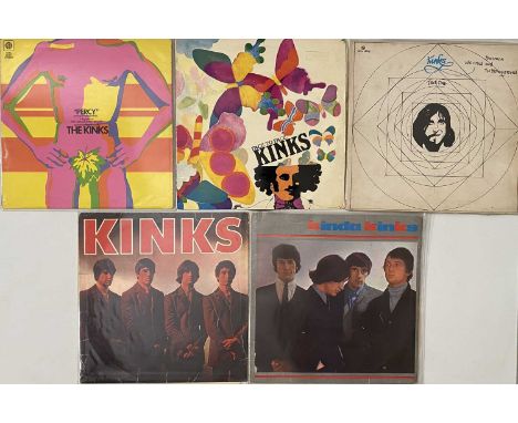 THE KINKS - LP COLLECTION. Impressive archive of 18 x LPs from The Kinks including plenty of 60s/70s originals! To include Lo