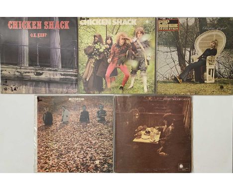 BLUES - LP PACK. A pack of 5 x LPs. Artists/ Titles are Christine Perfect - Pop Music Revolution (S 7-63860, Ex+/ Ex), Chicke