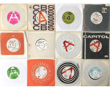 60s/EARLY 70s UK 7" DEMOS. Fantastic pack of 12 x hard to source original 7" demos from the 60s/early 70s. Artists/titles/cat