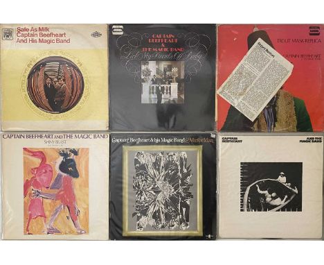 CAPTAIN BEEFHEART AND THE MAGIC BAND - LP PACK. A pack of 8 x LPs. Titles are Trout Mask Replica (STS 1053, includes 1 x inne