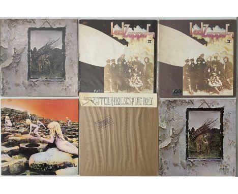 LED ZEPPELIN - LP COLLECTION. 6 x this time from Led Zep largely including early/original UK copies. TItles are II (2 x plum 