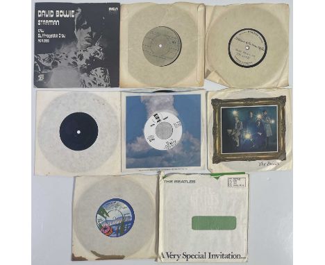DANNY'S SINGLES - COLLECTABLES. Ace bundle of 8 x collectable 45s from Danny's archive. Titles are David Bowie - Starman (UK 