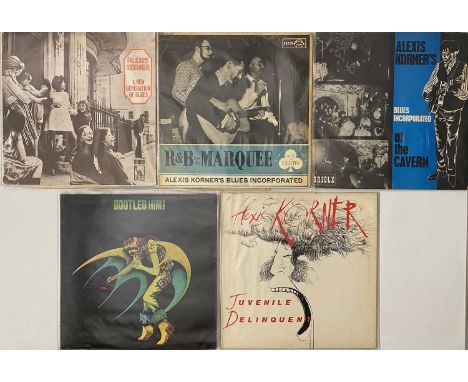 ALEXIS KORNER - LP BUNDLE. Electric pack of 5 x LPs from the founding father of British Blues. Titles are At The Cavern (UK o