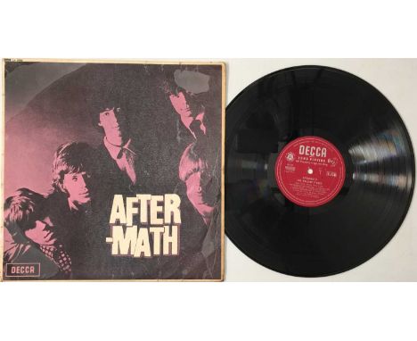 THE ROLLING STONES - AFTERMATH LP (ORIGINAL UK 'SHADOW' COVER COPY - LK 4786). The always hard-to-find original UK (mono) 'sh