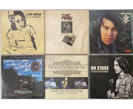 FOLK/FOLK-ROCK/SINGER-SONGWRITERS - LPs. Another Lovely collection of around 74  x LPs. Artists/titles include Link Wray inc.