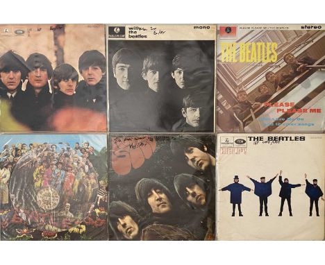 THE BEATLES - STUDIO LP PACK (INC ORIGINALS). A selection of 12 studio LPs by The Beatles. Titles include Please Please Me (P