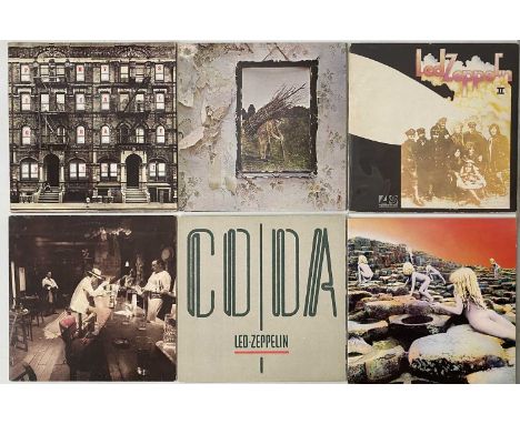 LED ZEPPELIN - LP COLLECTION. Ace pack of 8 x studio LPs from Led Zep. Titles are II (plum Atlantic 588198 Killing Floor labe