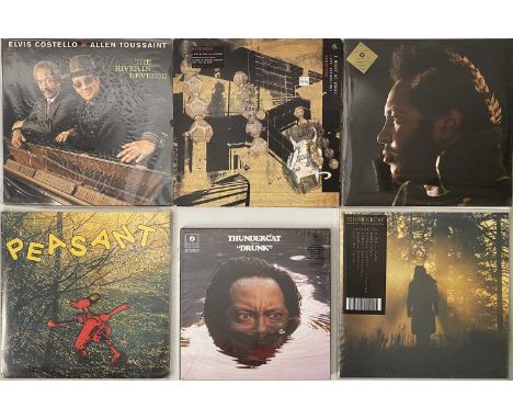ROCK/ INDIE/ PSYCH/ PROG LPs - MODERN PRESSINGS/ RELEASES. A quality collection of 24 LPs. Artists/ titles include Thundercat