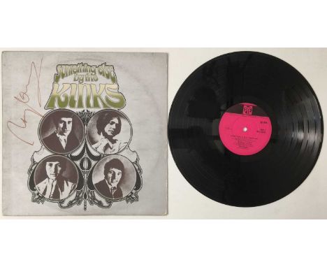 THE KINKS - SOMETHING ELSE BY THE KINKS LP (ORIGINAL UK MONO COPY SIGNED BY RAY DAVIES - PYE NPL 18193). A clean example orig