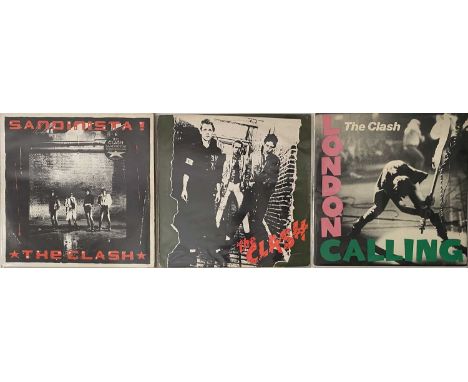 THE CLASH &amp; RELATED - LPs. Fantastic quality collection of 12 x LPs from The Clash and related artists. Titles are London