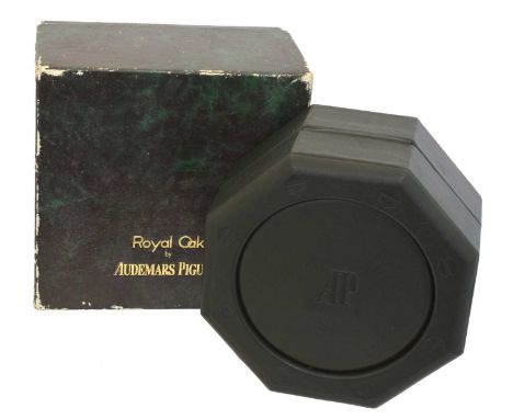 Watch Parts & Accessories - An Audemars Piguet Royal Oak empty watch box. The maker's green leather screw shaped case with in