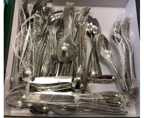 A collection of modern cutlery comprising Sophie Conran for Arthur Price, Robert Welch and Guy Degrenne CONDITION REPORTS Spo