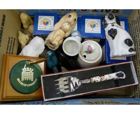 Colour Box miniatures, Poole, Sylvac, etc.