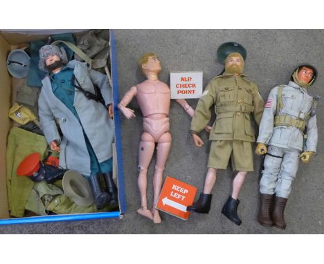 Action Man figures and accessories