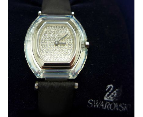 A Swarovski wristwatch with box