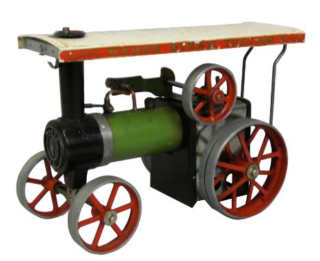 A Mamod TE1 live steam traction engine, circa 1965, height 18 cm.  