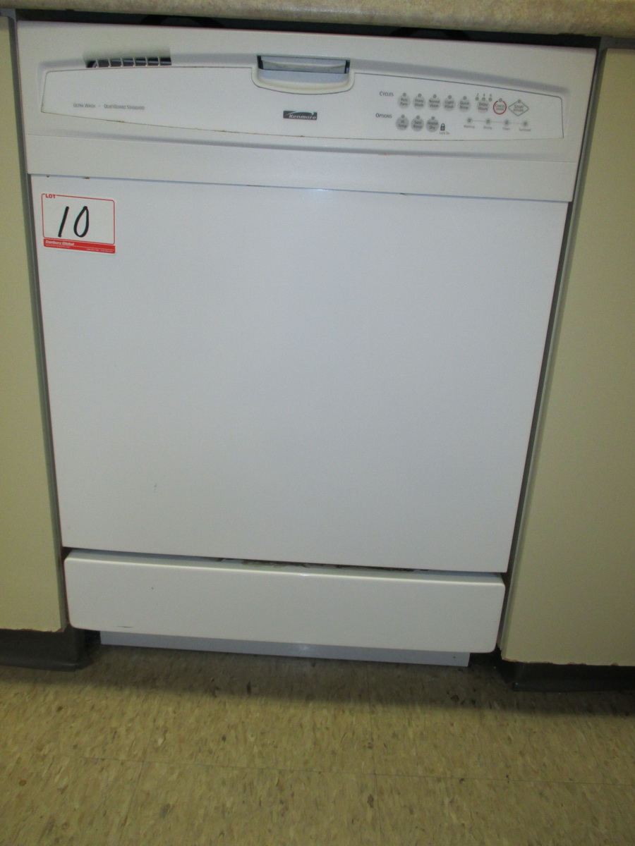 KENMORE WHITE ULTRA WASH QUIET GUARD STANDARD DISH WASHER