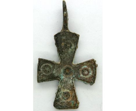 Crusades byzantine design Christian pendant. P&amp;P Group 1 (£14+VAT for the first lot and £1+VAT for subsequent lots) 