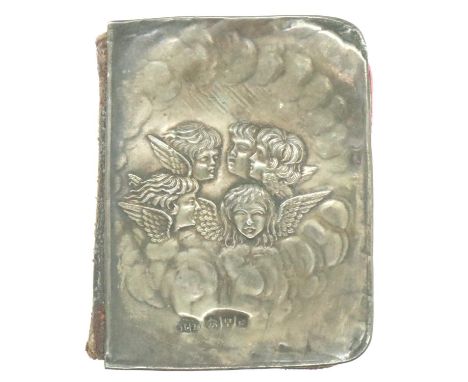 Henry Matthews hallmarked silver front miniature New Testament, Chester assay, date stamp indistinct. P&amp;P Group 1 (£14+VA