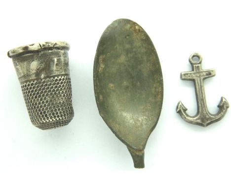 Silver metal detecting finds. P&amp;P Group 1 (£14+VAT for the first lot and £1+VAT for subsequent lots) 
