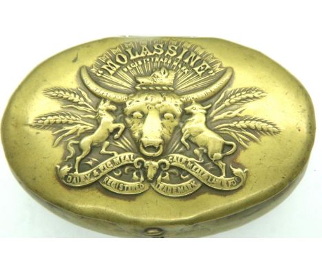 Molassine Dairy, Pig, Calf and Lamb Meal advertising table snuff. P&amp;P Group 1 (£14+VAT for the first lot and £1+VAT for s