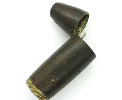 Small bullet form vesta case. P&amp;P Group 1 (£14+VAT for the first lot and £1+VAT for subsequent lots) 