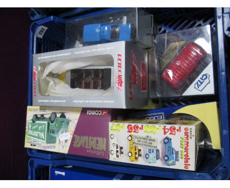 Ten Diecast Model Vehicles, by Corgi, Eligor, Retro Vitesse, Brumm and other nearly always with Continental Postal, Telecommu
