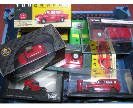 Nine Diecast Models, by Vanguards, Saico, IXO, Corgi, all with Royal Mail themed liveries including Vanguards 1:43rd Scale Fo